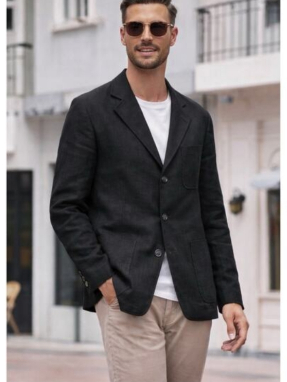 Polo Ralph Lauren Linen 3 Button Blazer